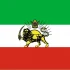 persisk-iransk-flagga-foer-pahlavi-shah-klistermaerke